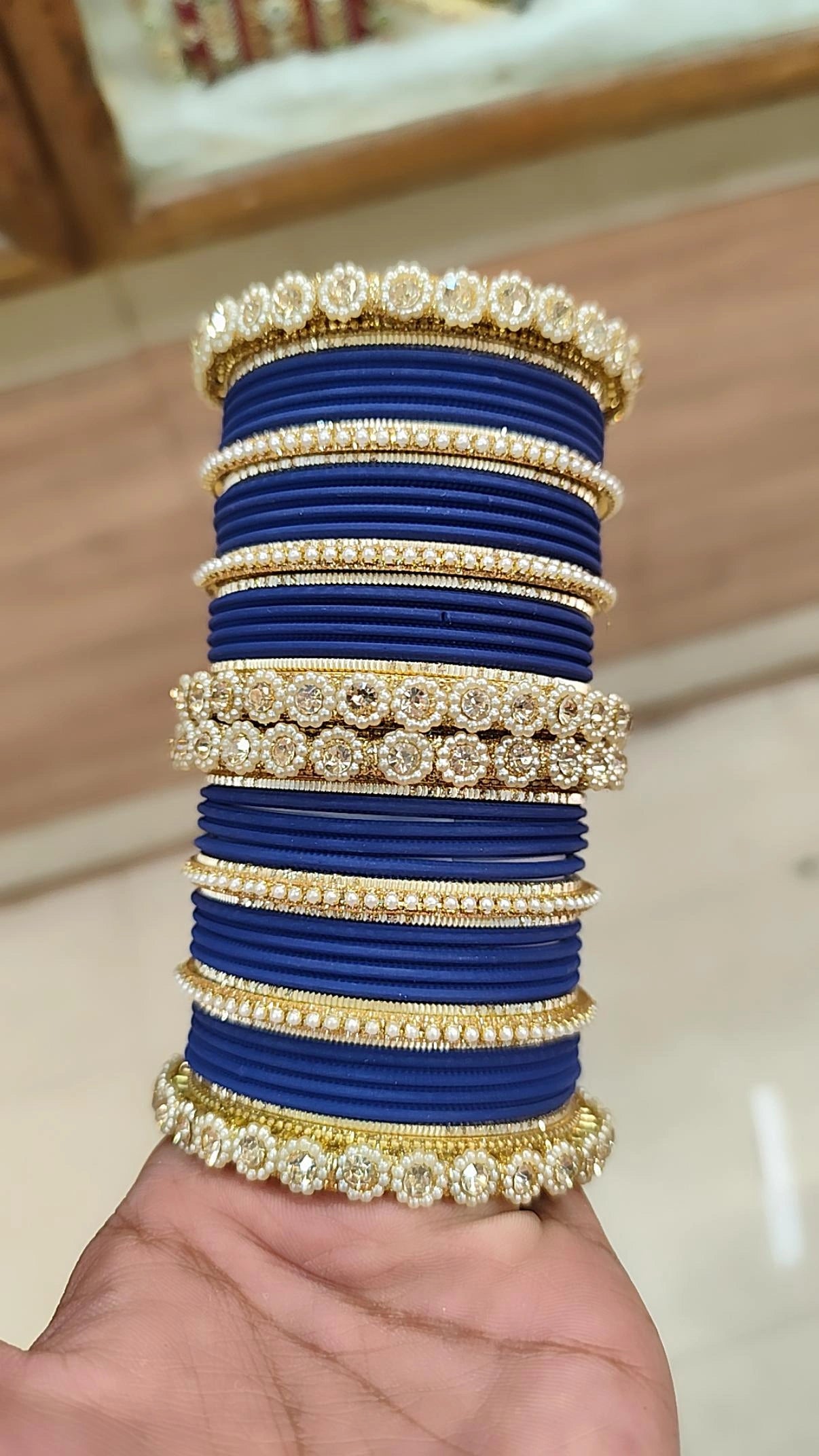 Pearl bangles set