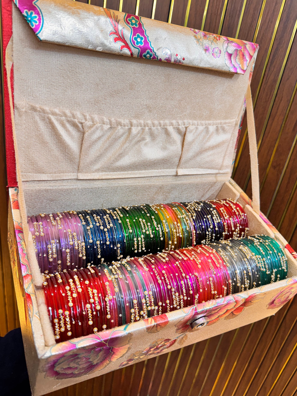 ✨ Trending Pearl Design Glass Bangles Collection ✨