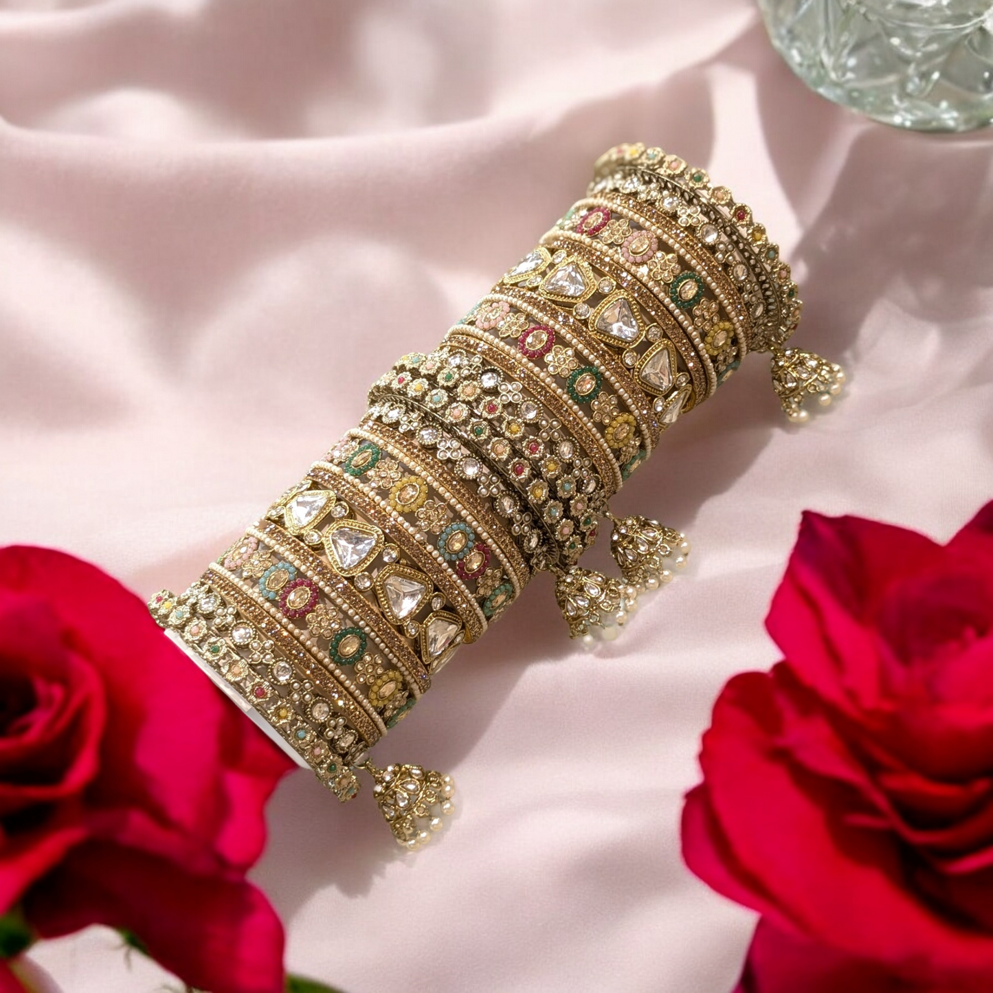 KUNDAN BRIDAL BANGLES