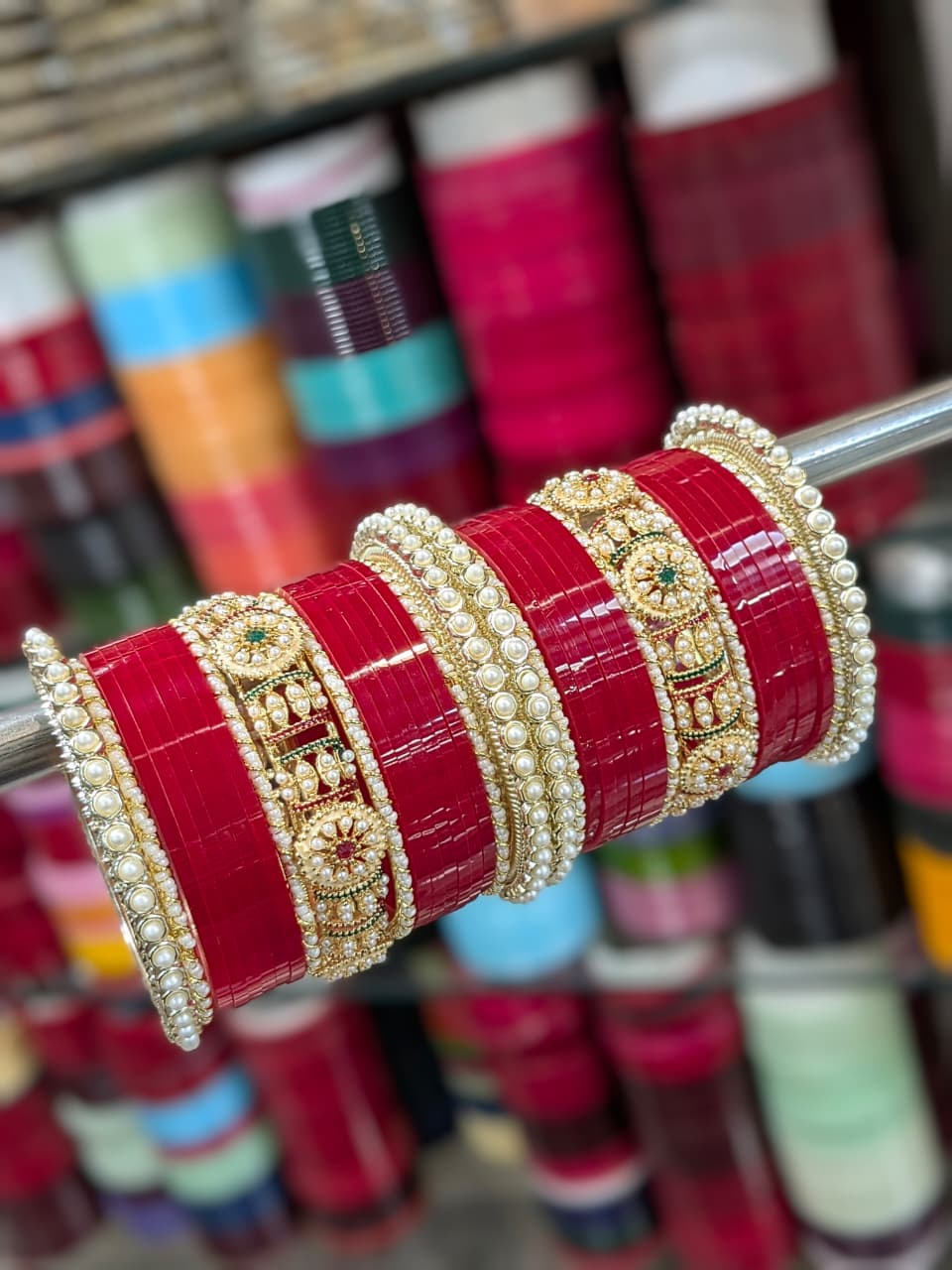 POLKI PUNJABI BRIDAL BANGLES