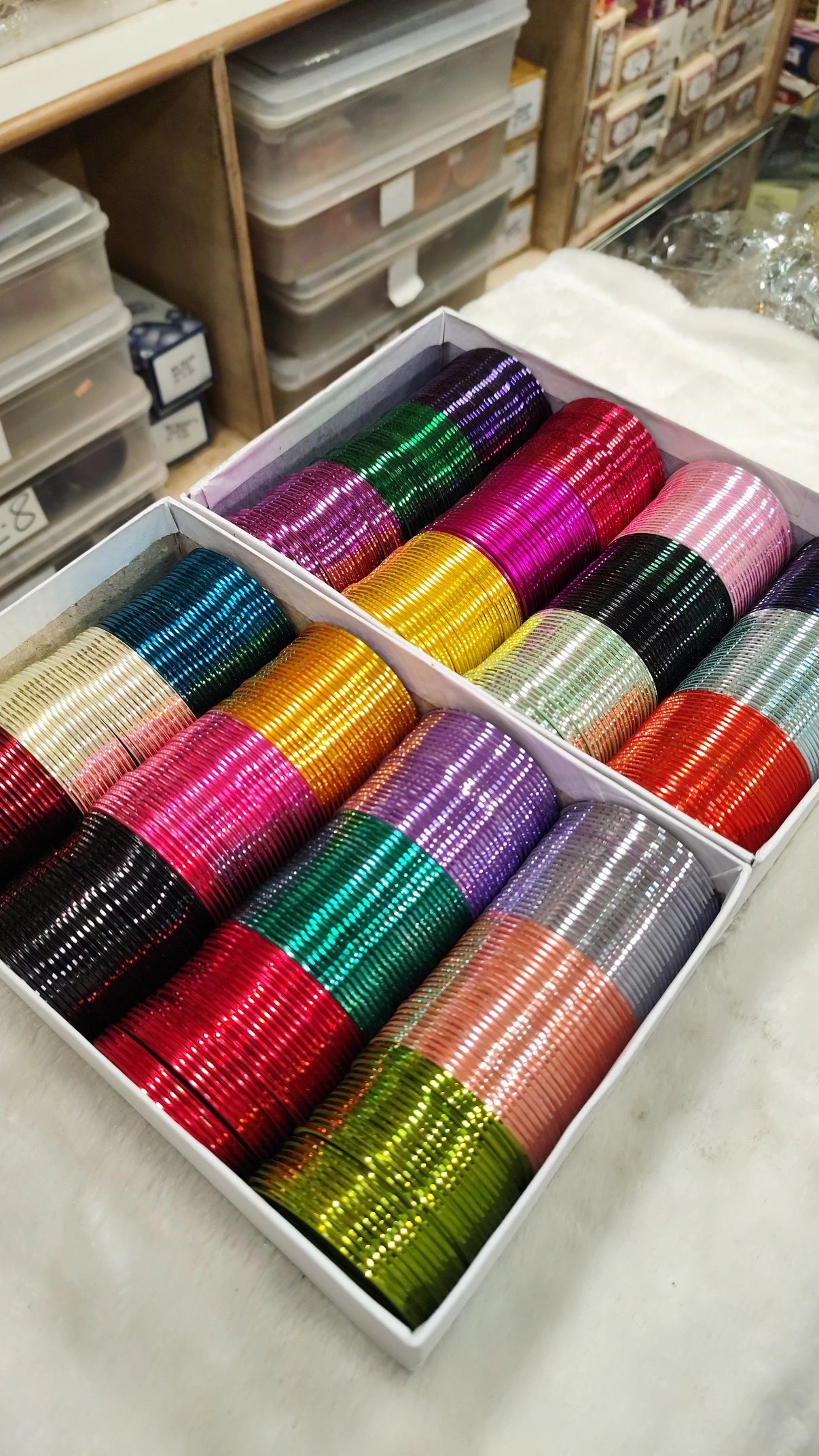 Glossy bangles 48 dozen