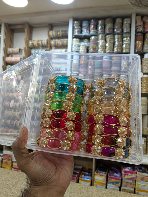 Glass flower kada