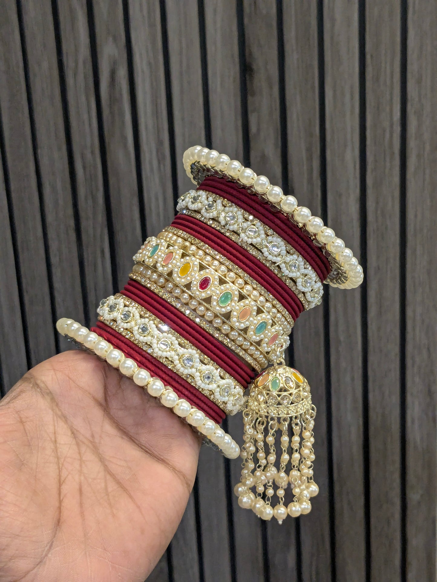 Trending polki bridal bangles