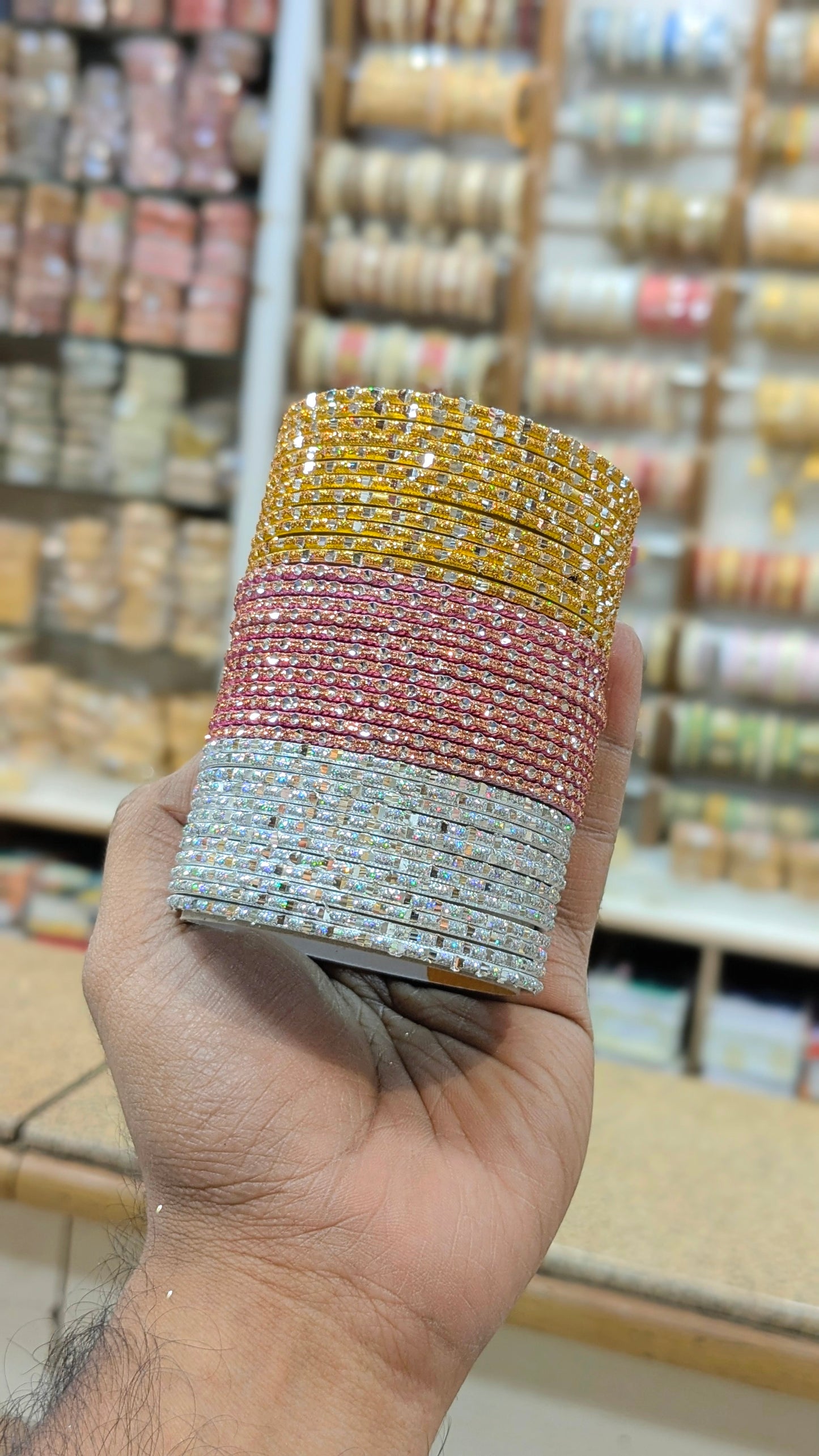 Glitter bangles