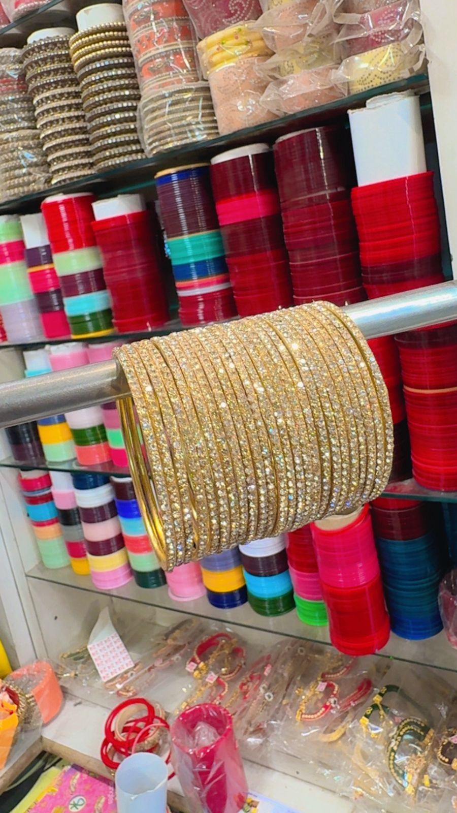Shadow diamond bangles