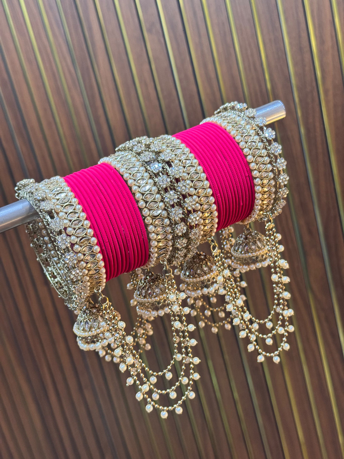 NEW JHUMKHA JOINT LATKAN BANGLES SET