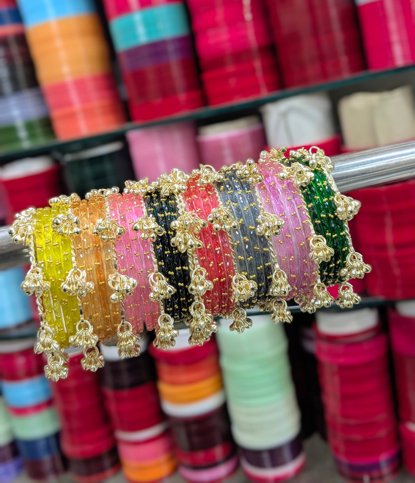 Raindrop premium Kashmiri bangles set