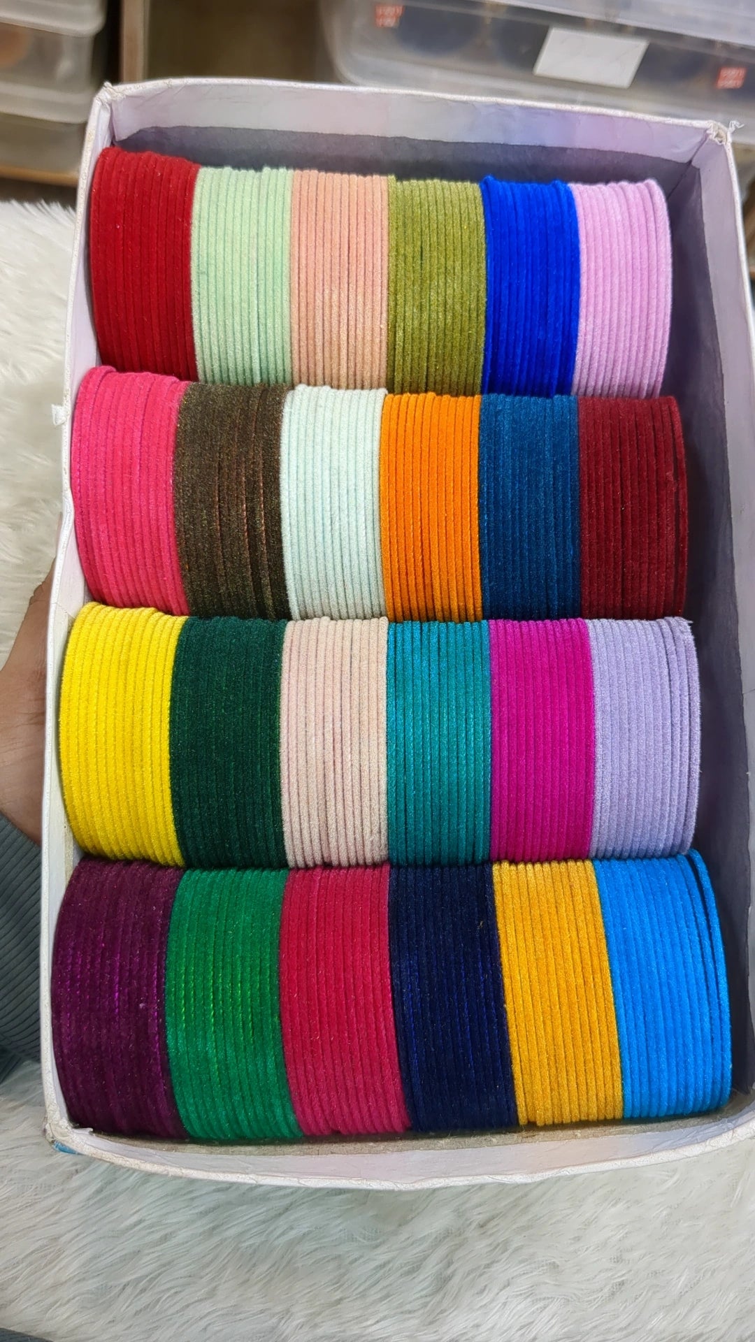 Velvet bangles