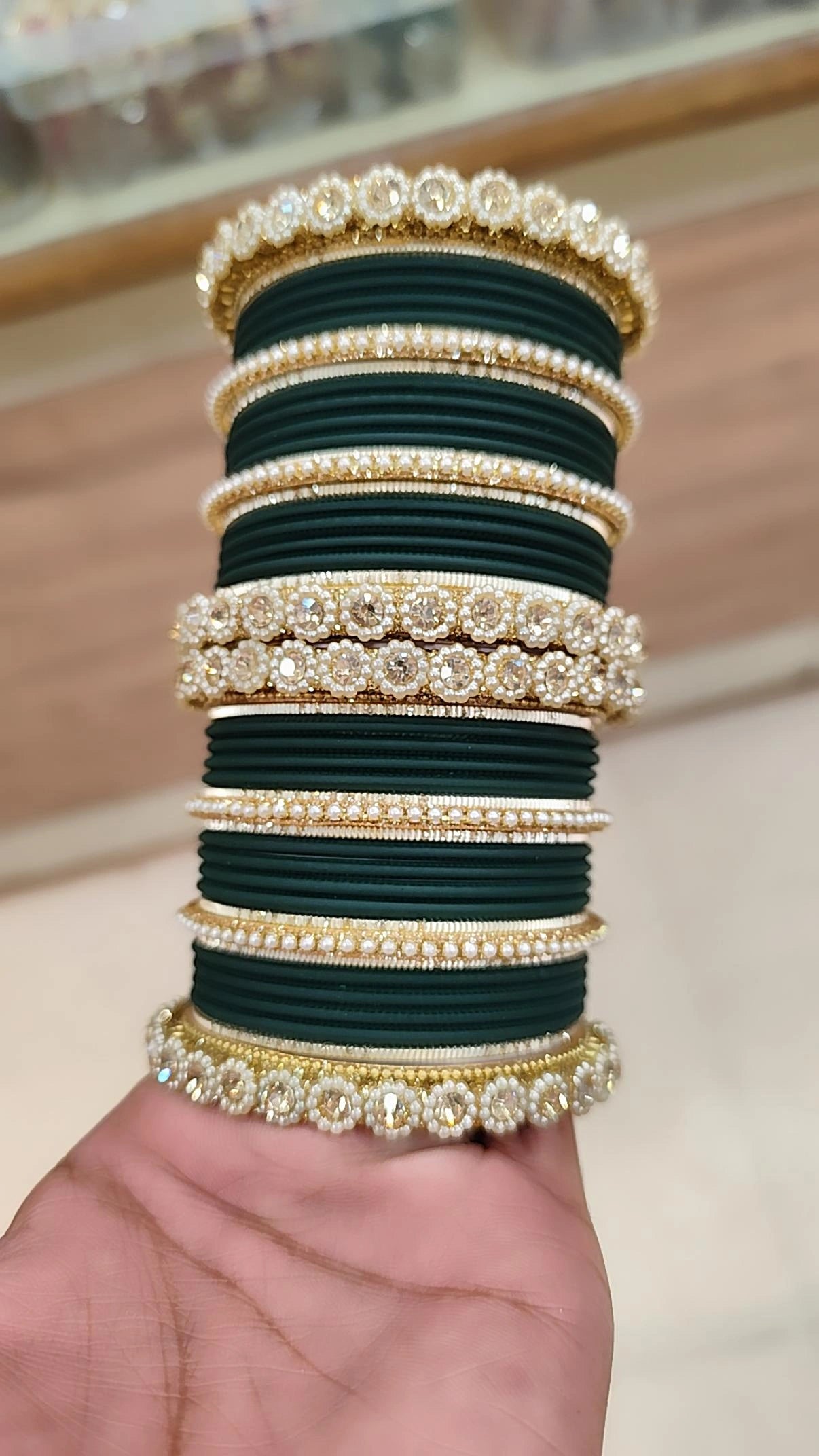 Pearl bangles set