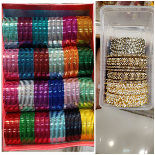 Bangles with copper siders