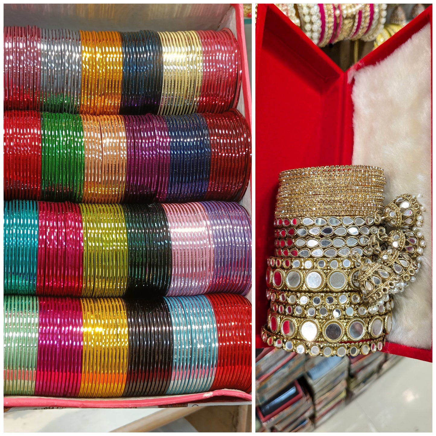 Mirror jhumki combo