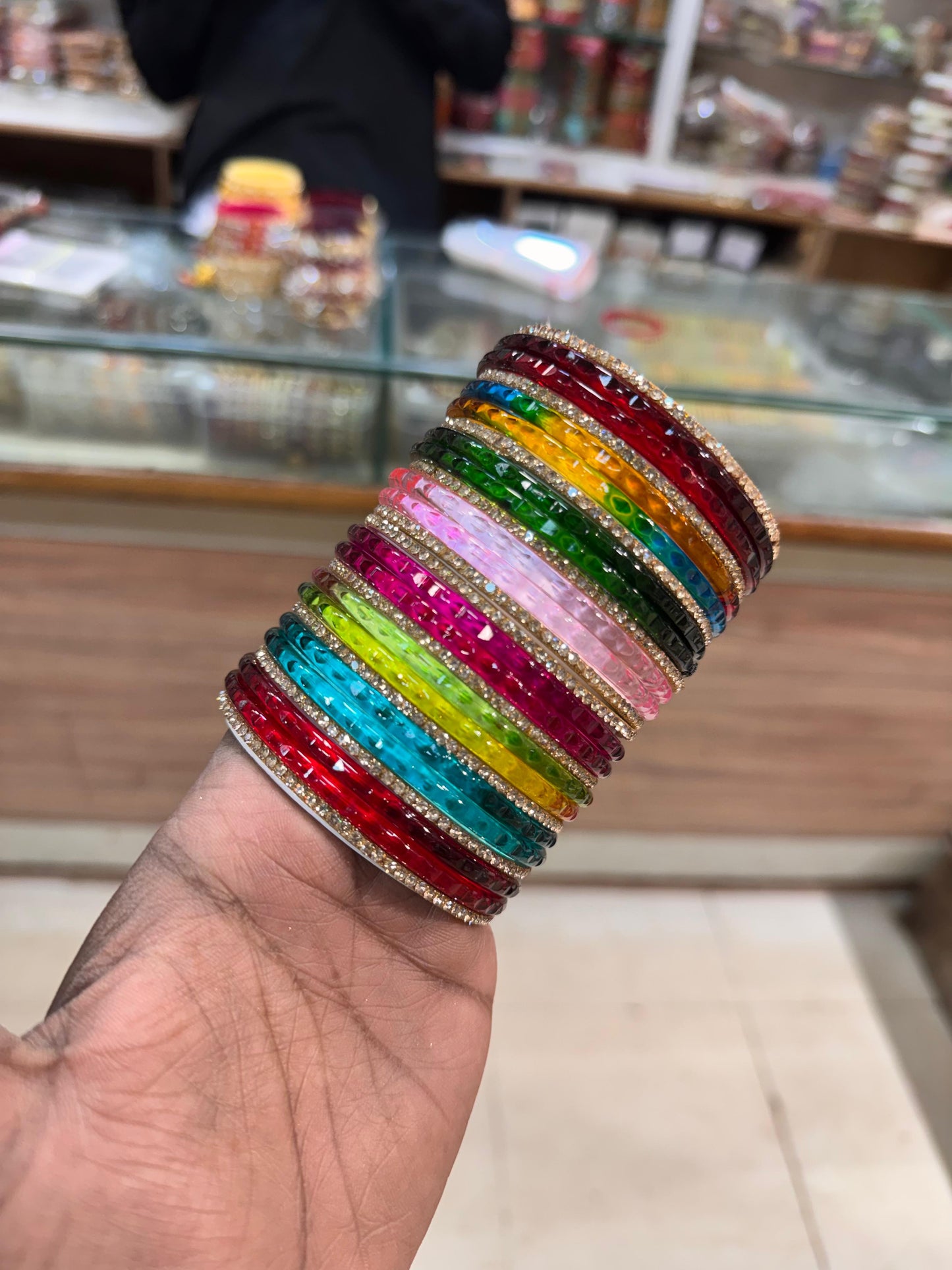 New jelly cutting multy bangles