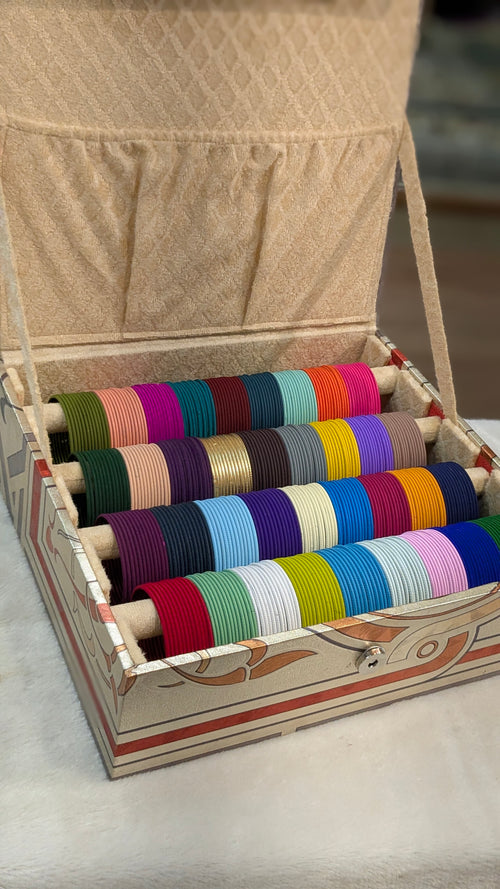 36 dozen bangles with organiser