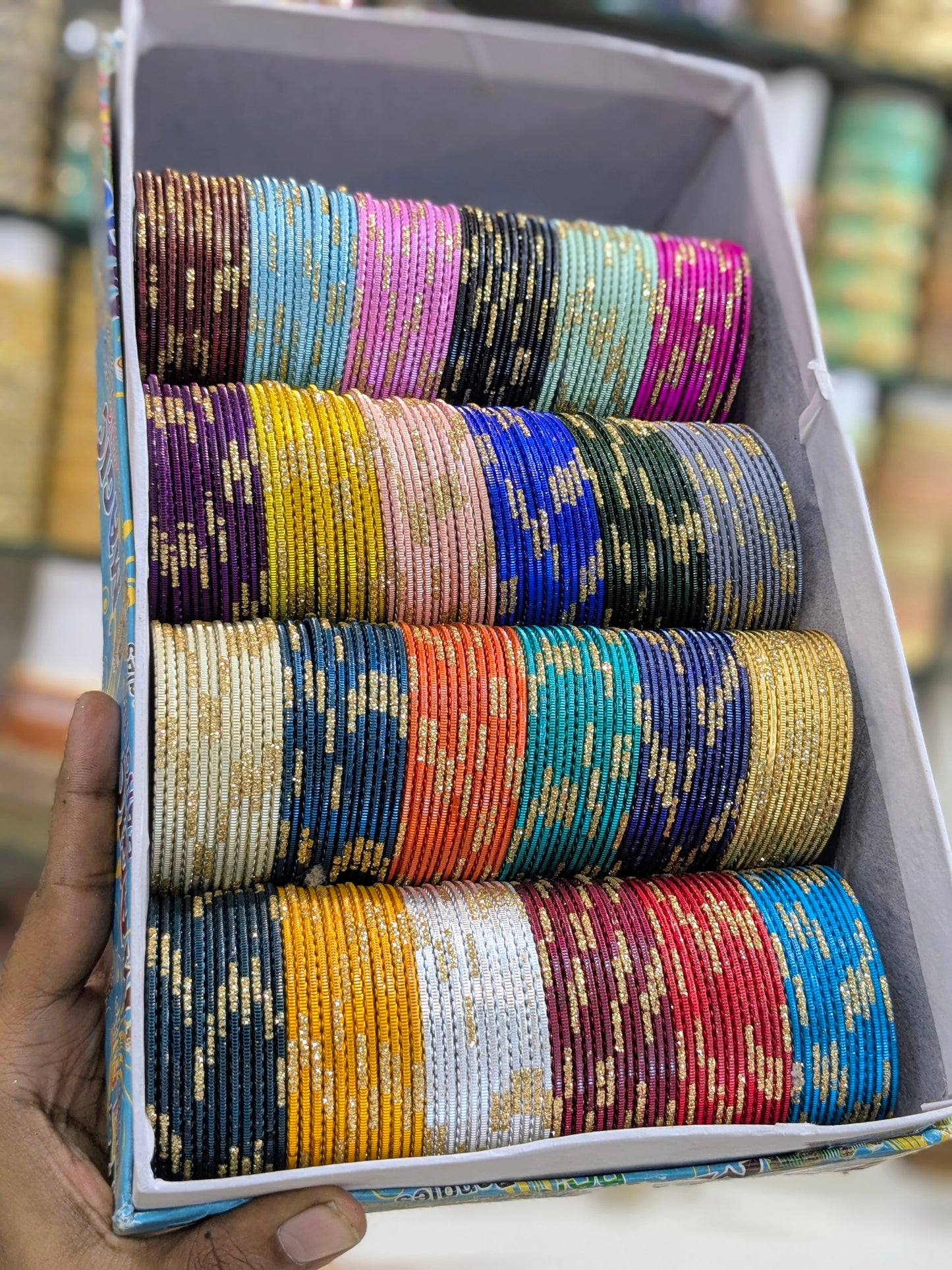 Metal GLITTER BANGLES