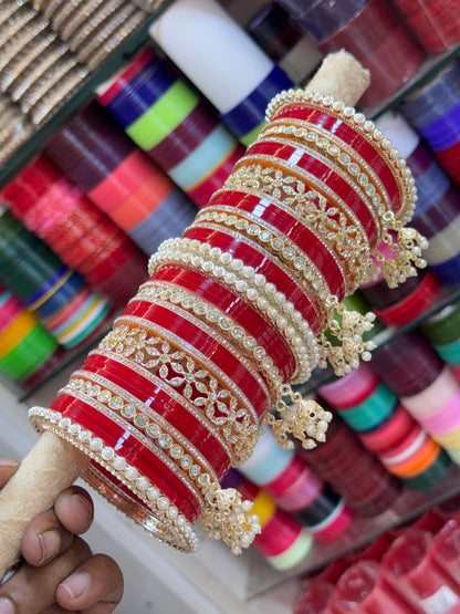 Star Punjabi bangles set