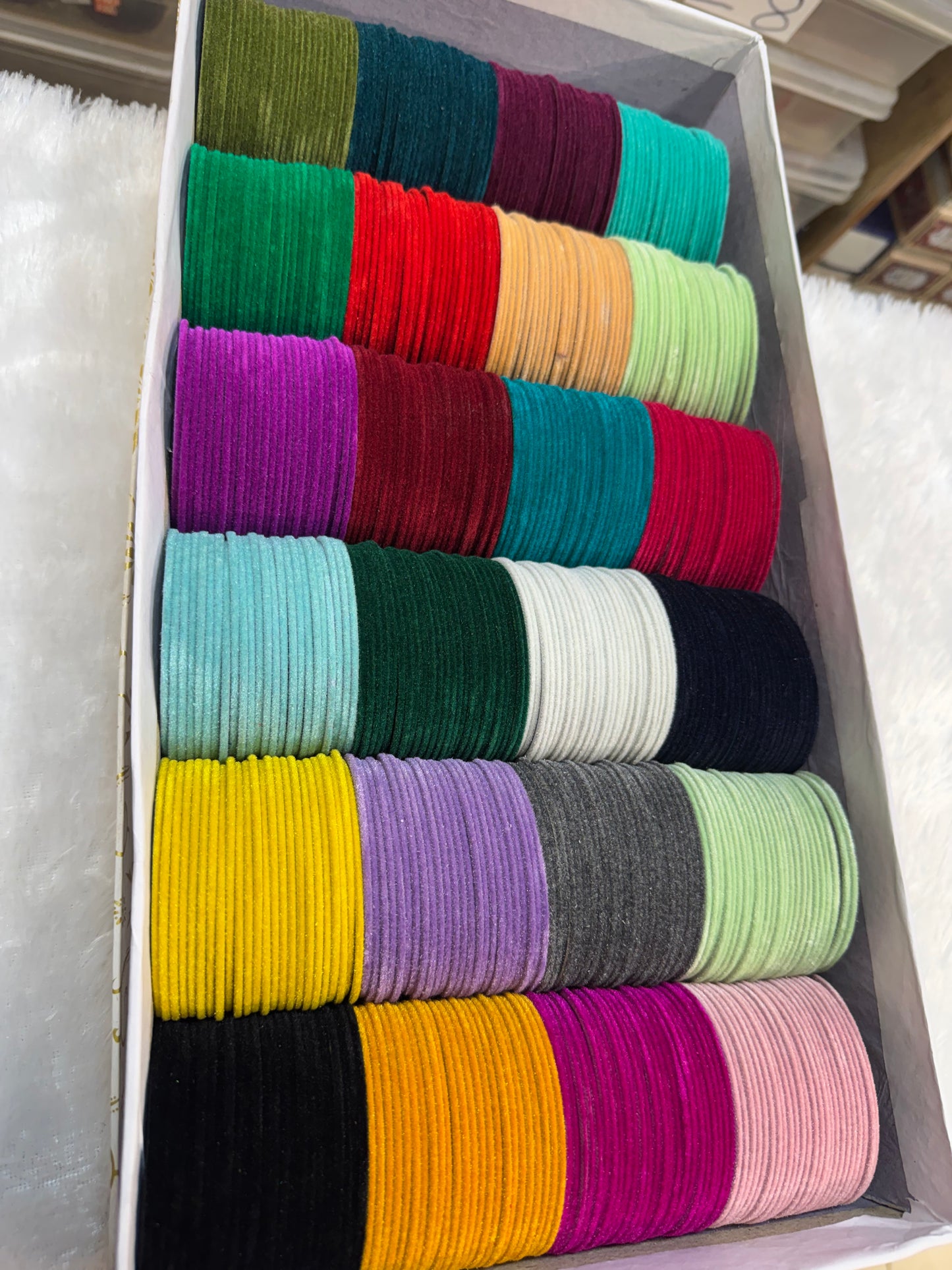 48 dozen velvet bangles