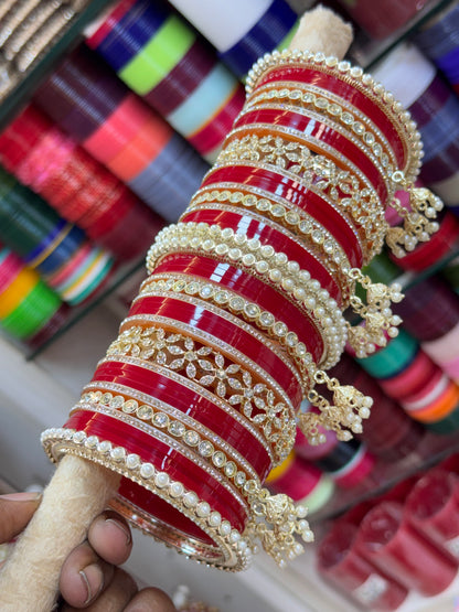 Star Punjabi bangles set