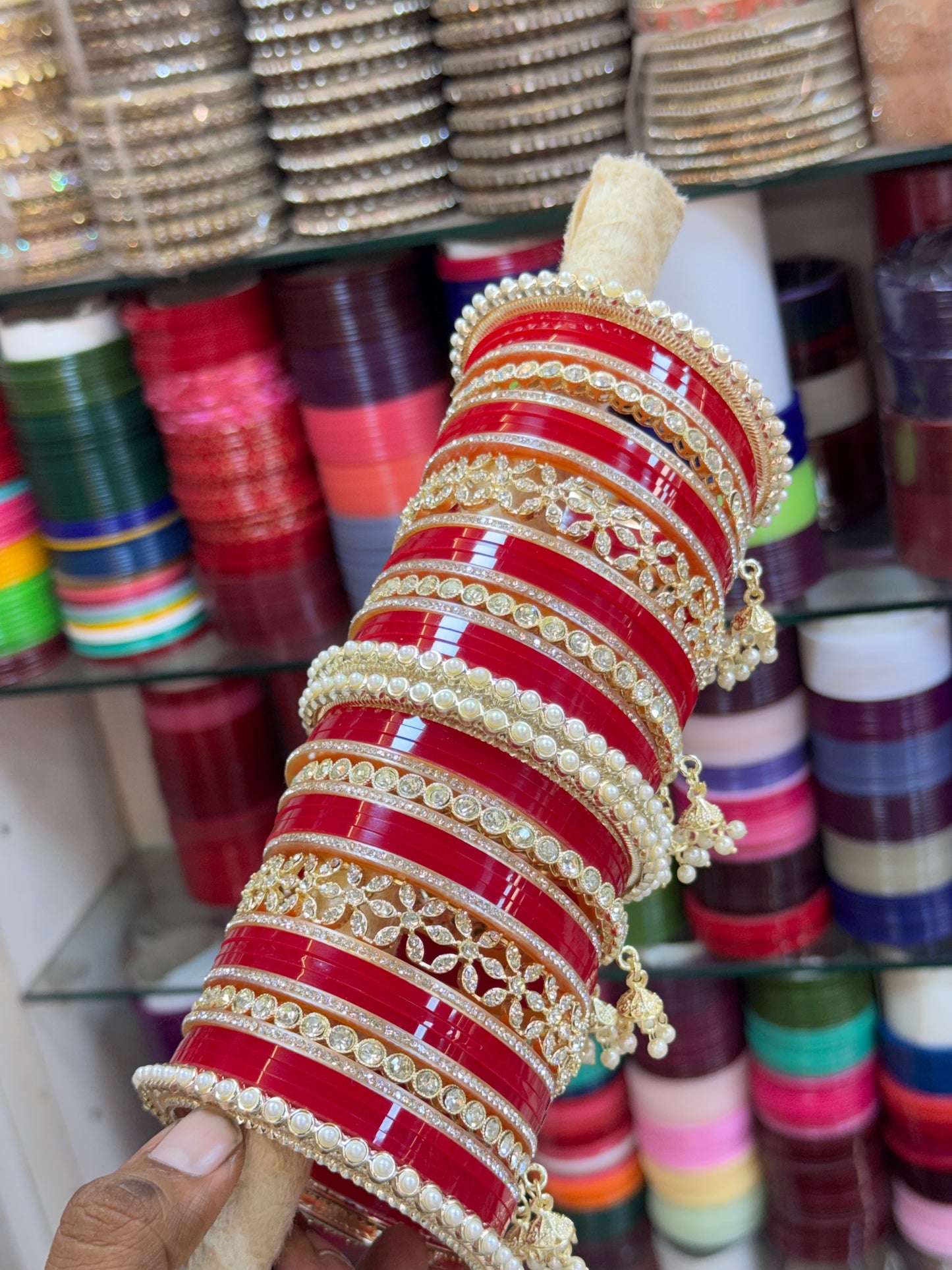 Star Punjabi bangles set