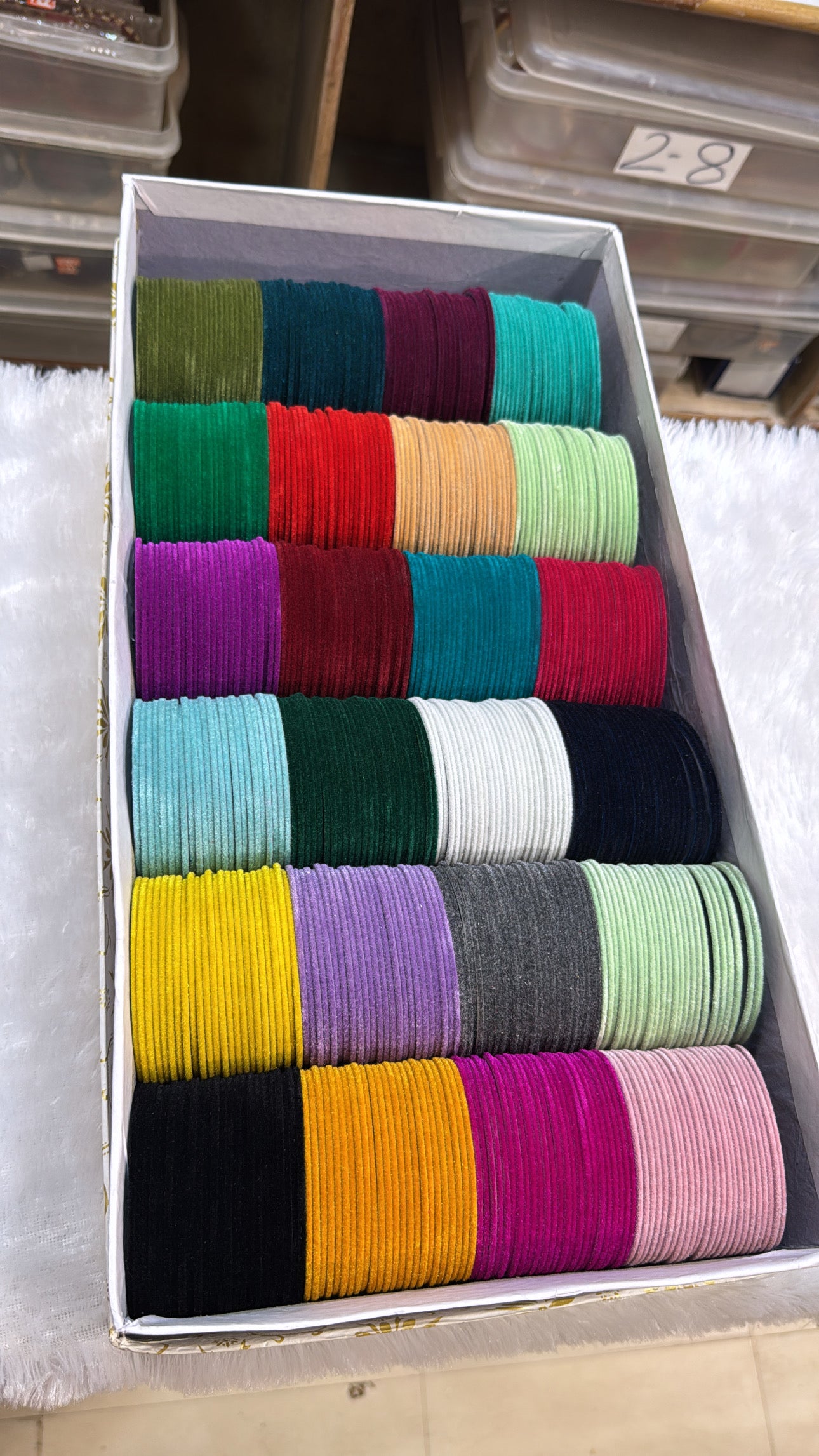 48 dozen velvet bangles