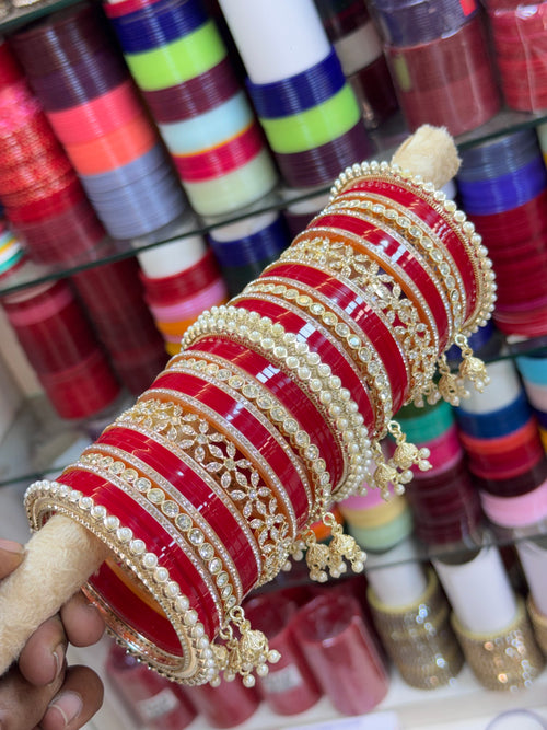 Star Punjabi bangles set
