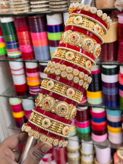 NEW RAJWADI BRIDAL BANGLES