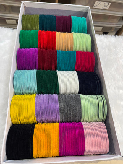 48 dozen velvet bangles