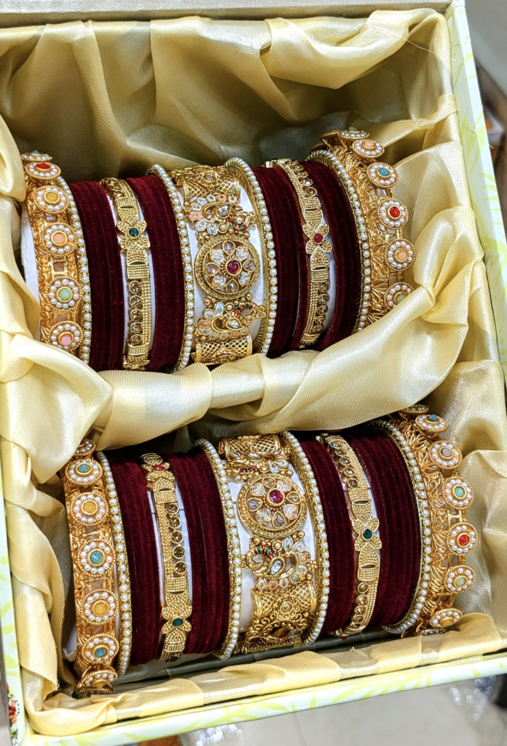 Premium quality rajwadi bridal set