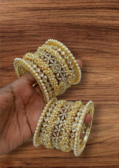 Golden kundan sets