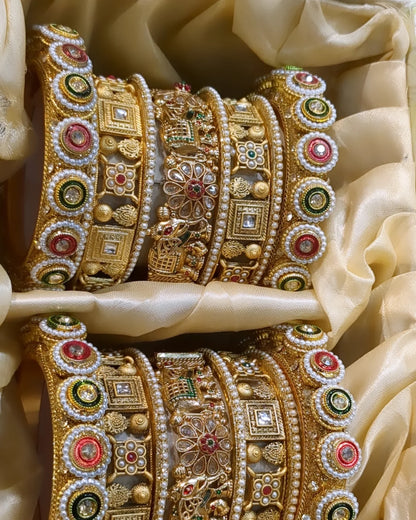 RAJWADI BANGLES FOR BRIDE