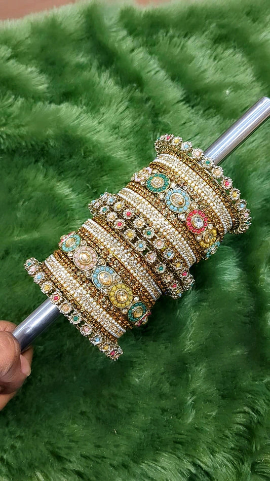 PREUMIUM QUALITY MULTY BANGLES SET