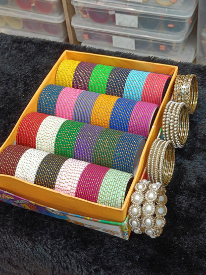 ANTIC PEARL BANGLES COMBO