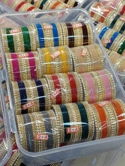 12 set zigzag bangles set