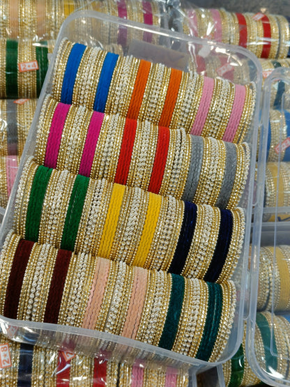 12 set zigzag bangles set