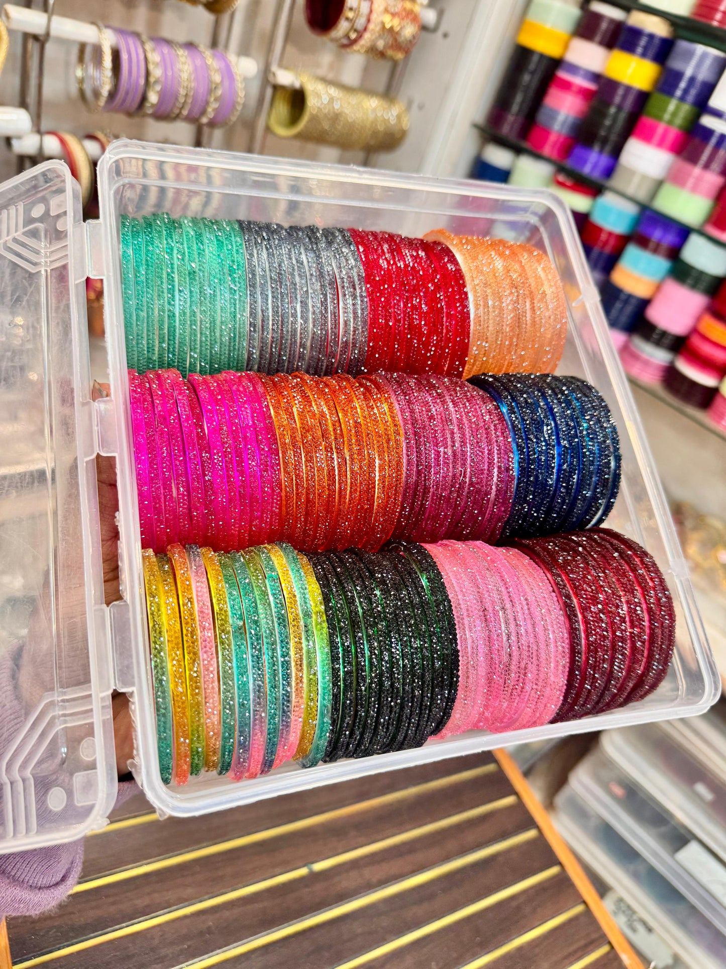 Color Jelly Bangles