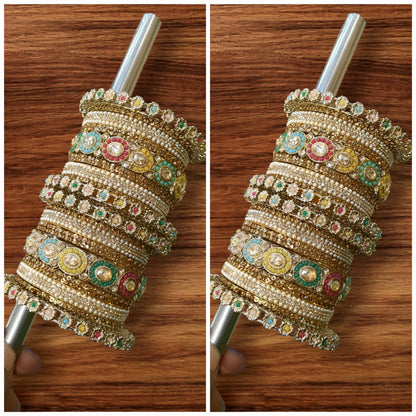 PREUMIUM QUALITY MULTY BANGLES SET