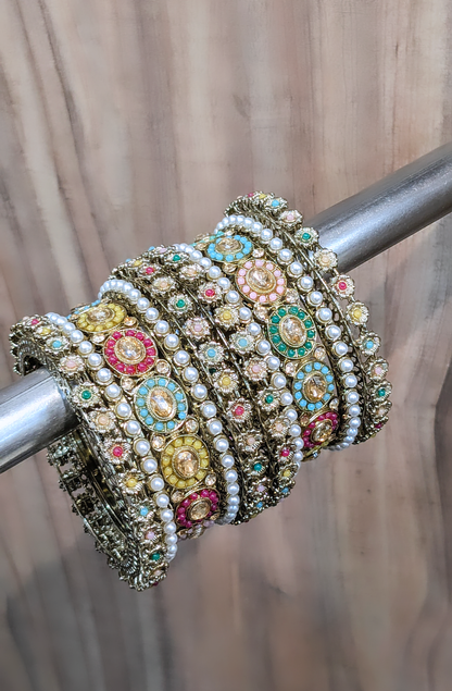 ROSHNI FLOWER COLORFULL BANGLESSET