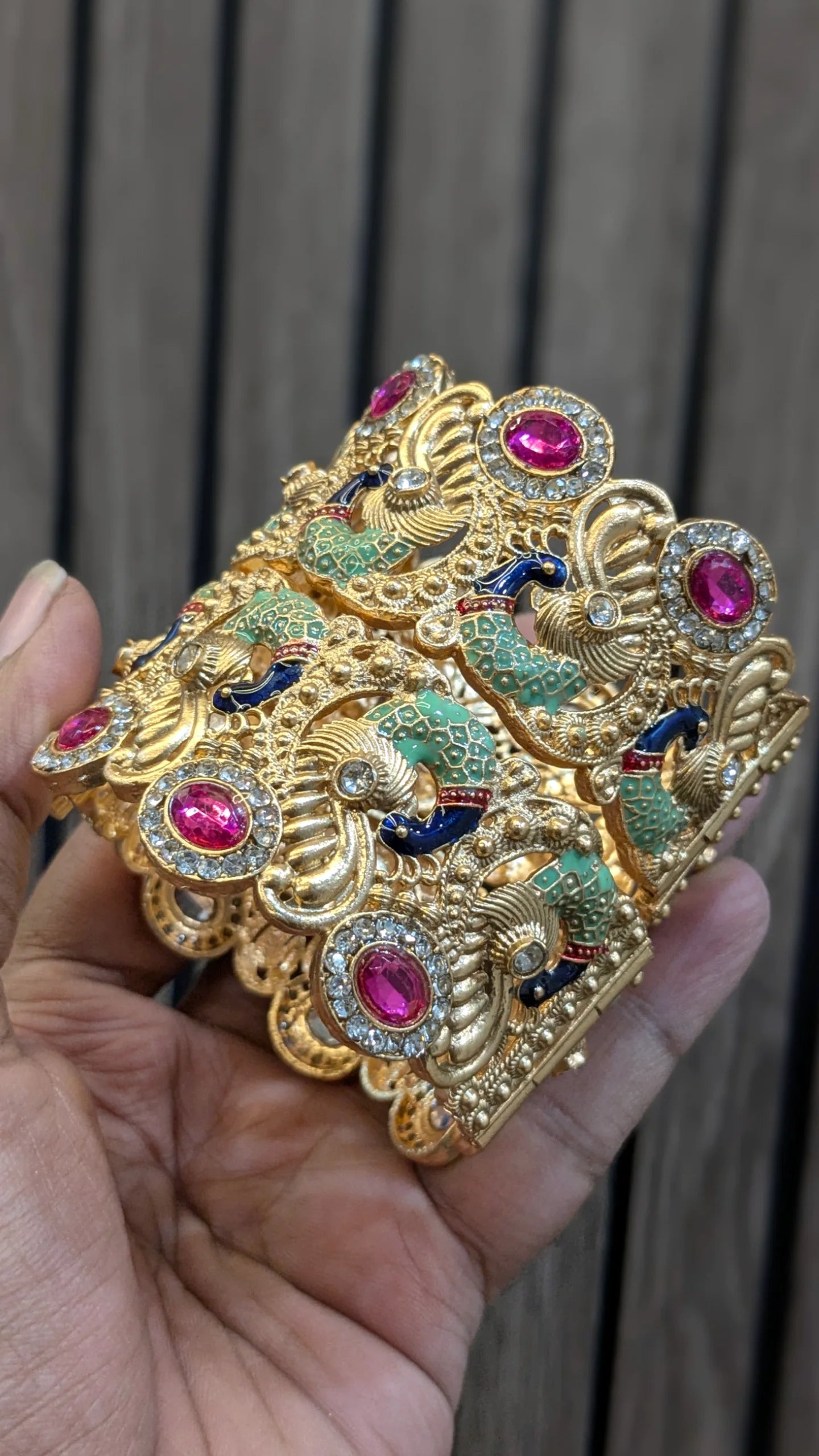 peacock rajwadi bangles