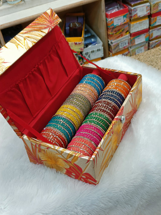 Chandni chudi set with bangle box