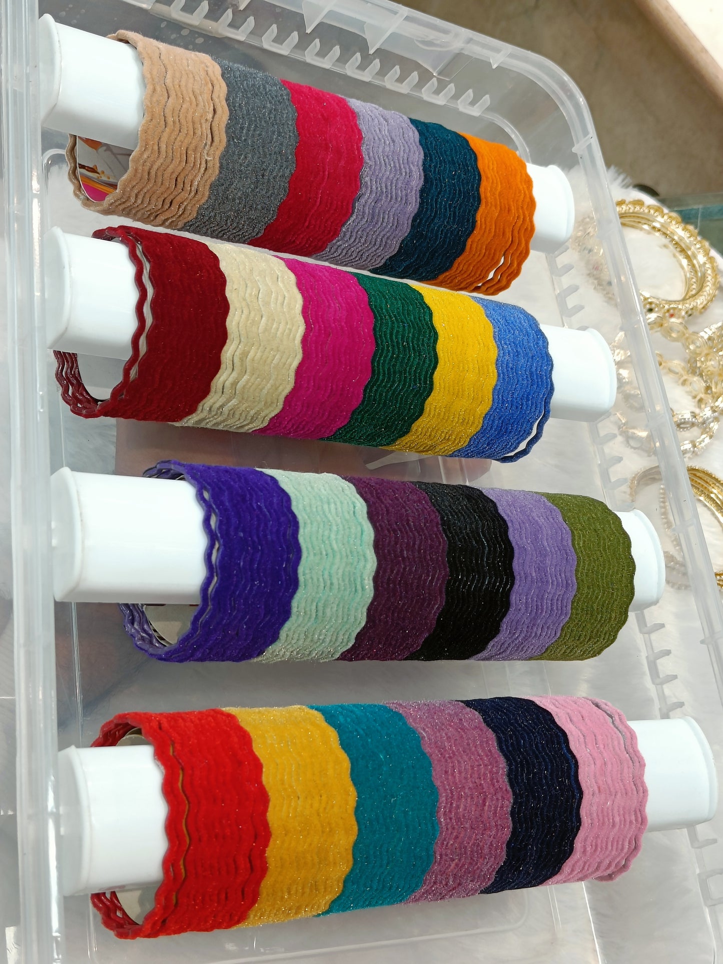 ZIGZAG BANGLES with plastic bangle box