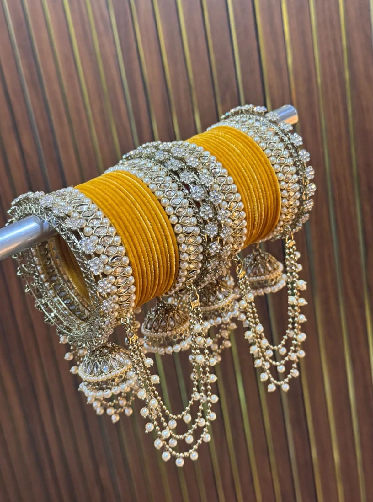 NEW JHUMKHA JOINT LATKAN BANGLES SET
