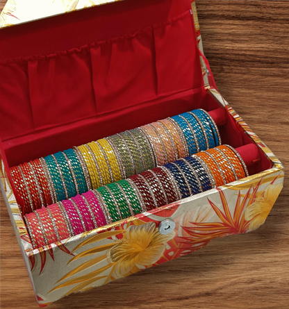 Chandni chudi set with bangle box