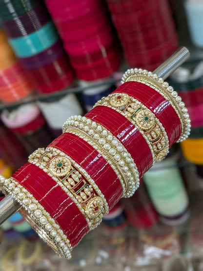 POLKI PUNJABI BRIDAL BANGLES