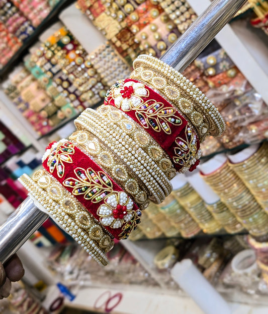 HANDWORK VELVET BANGLES