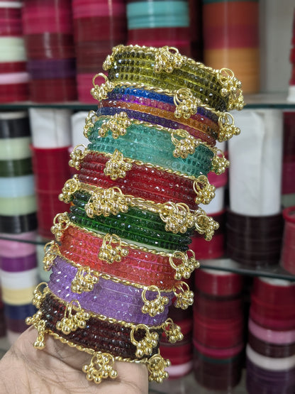 New raindrop kashmiri bangles set