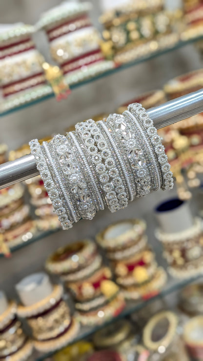 SILVER BANGLES