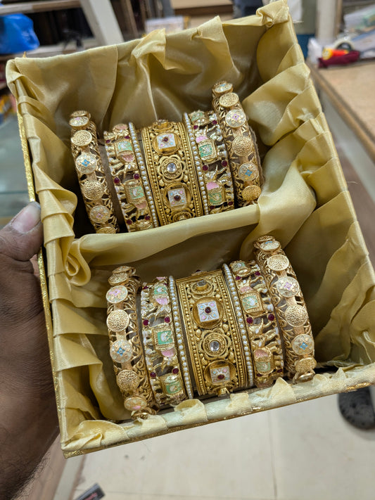 HIGH GOLD BRASS RAJWADI CHOODA