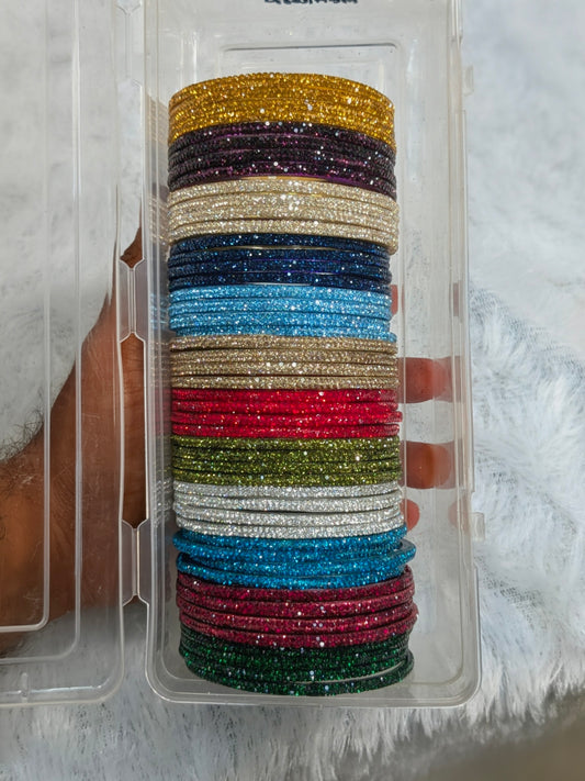 Color to color glass bangles