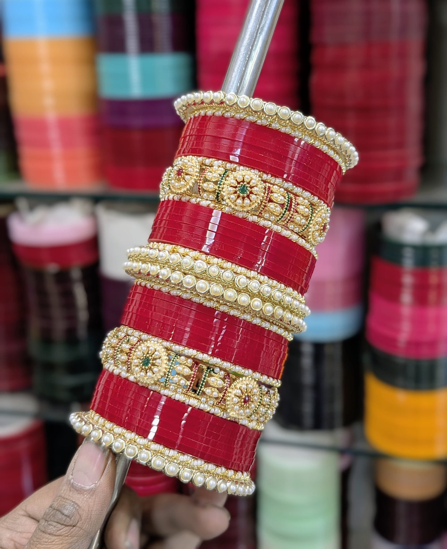 POLKI PUNJABI BRIDAL BANGLES
