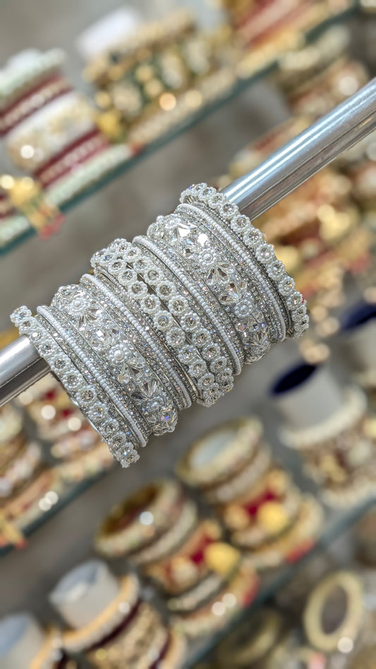 SILVER BANGLES