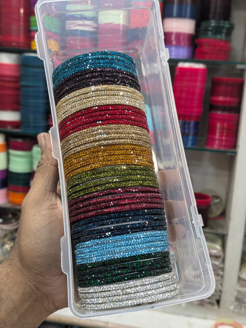 Color to color glass bangles